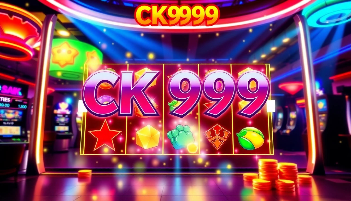 Engaging CK999 game screenshot featuring vibrant slot symbols with a modern casino ambiance, attracting players.