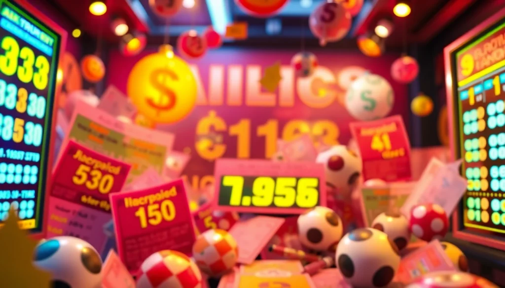 Engaging image showcasing Pakpoltoto lottery tickets and digital jackpot symbols to attract users' attention and convey excitement.
