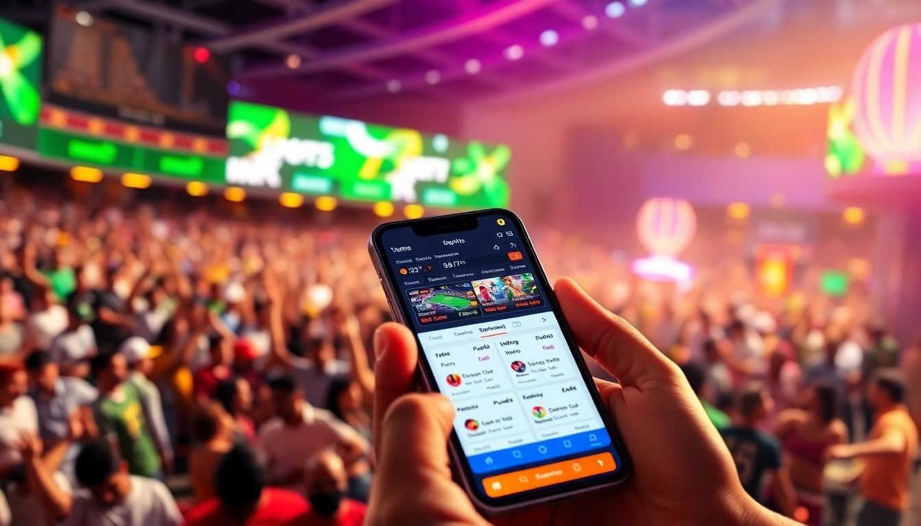 Fairplay logo on a mobile screen with live sports betting and casino games, showcasing secure online gaming experience in India.