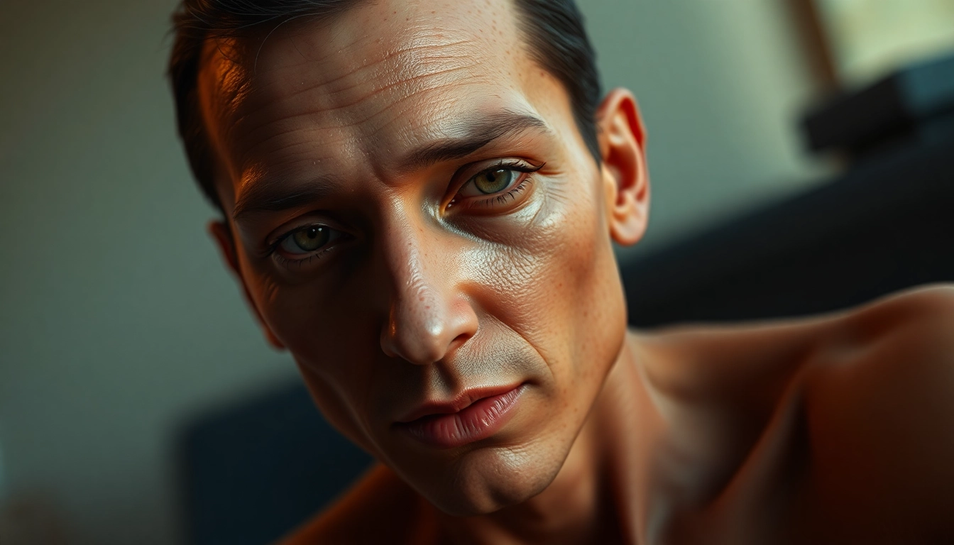 High-quality NSFW AI-generated scene showing realistic human figure in an intimate pose, emphasizing detail and emotional depth for enhanced visual impact.