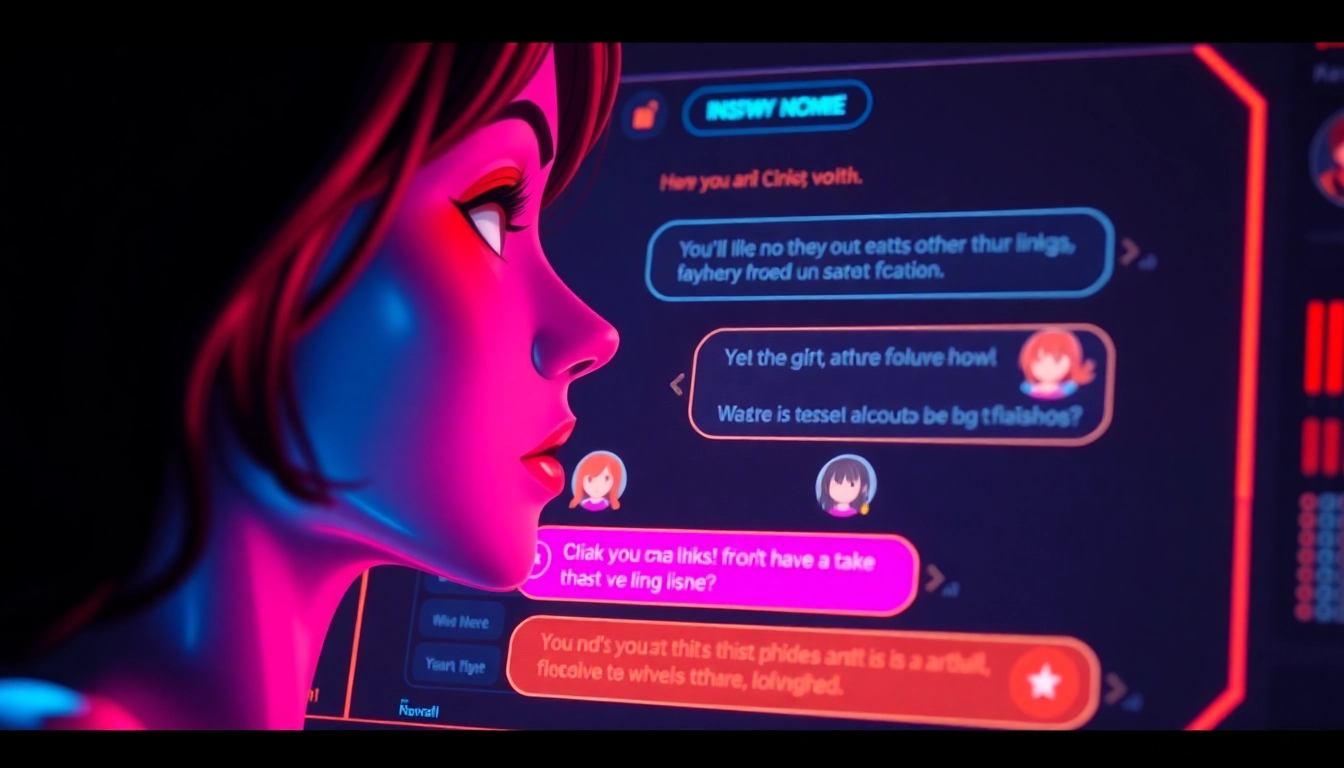 Realistic illustration of a person engaging in an unfiltered nsfw ai chat on a sleek digital device, highlighting raw and authentic AI interactions for adult users with appealing visual cues.