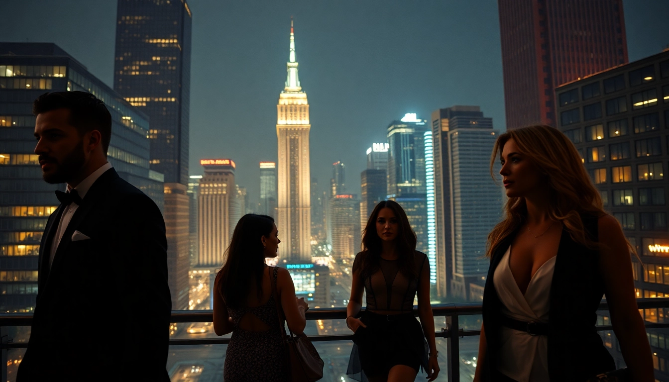 Professional escorts from httpsescortisraelxxx.online engaging in sophisticated nightlife