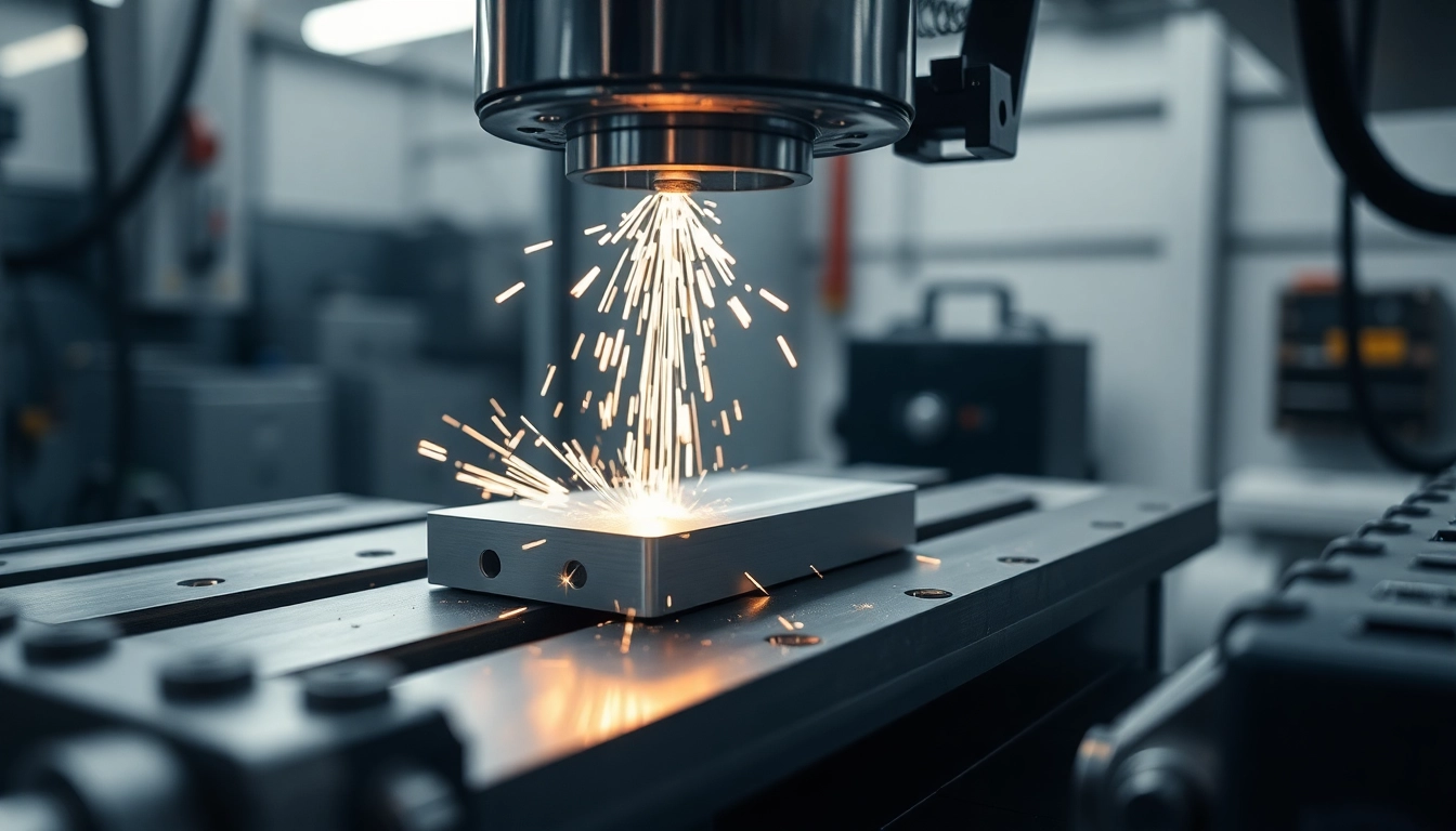Professional frezowanie CNC process shaping aluminum with precision tools, showcasing