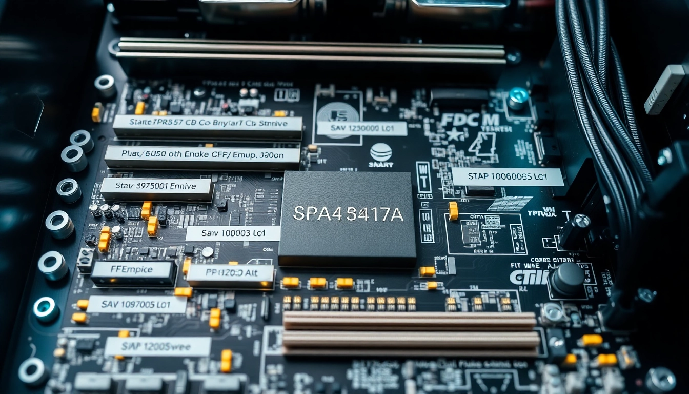 Componente server being installed on a motherboard with detailed hardware parts and