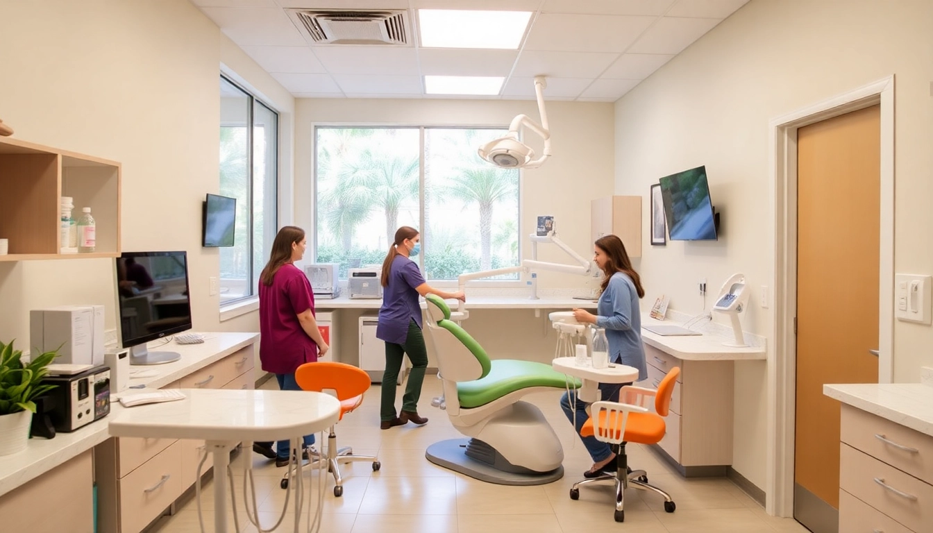 Professional team at Ventura Bright Dental providing friendly dental care in a modern clinic setting
