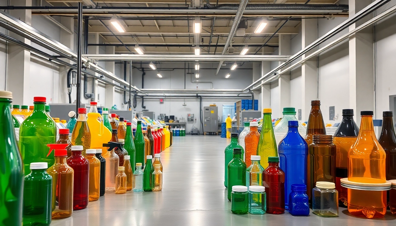 High-quality plastik sise being filled with water in a clean, professional environment for