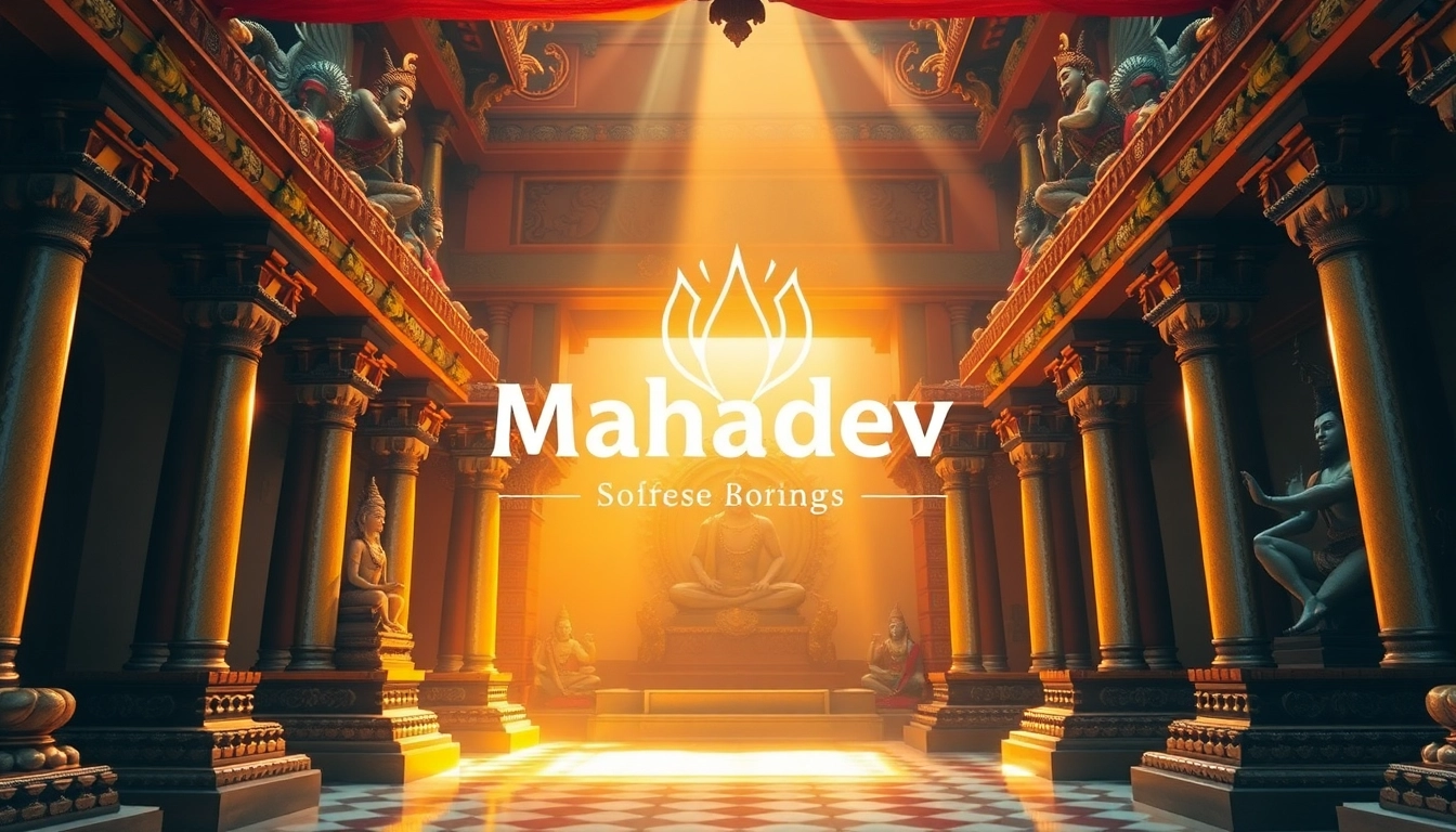 Trustworthy Mahadev book platform showing secure betting ID services with Shiva symbols for