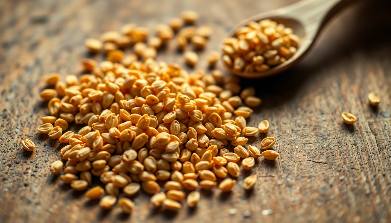 High-quality Ajwain Seeds in natural setting showcasing their texture and aroma for authentic