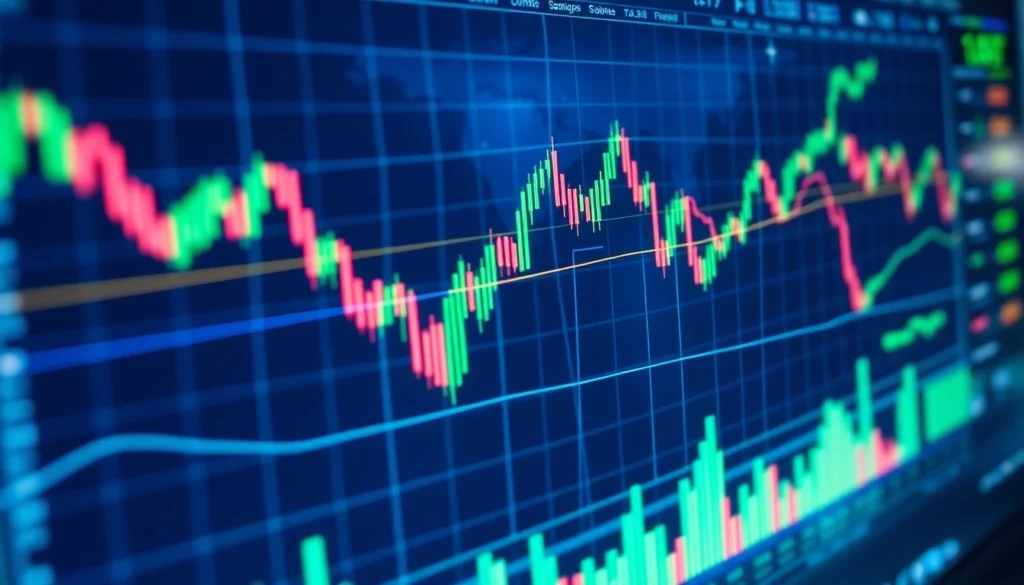 Trading view platform showcasing live market charts and analysis tools for traders and investors